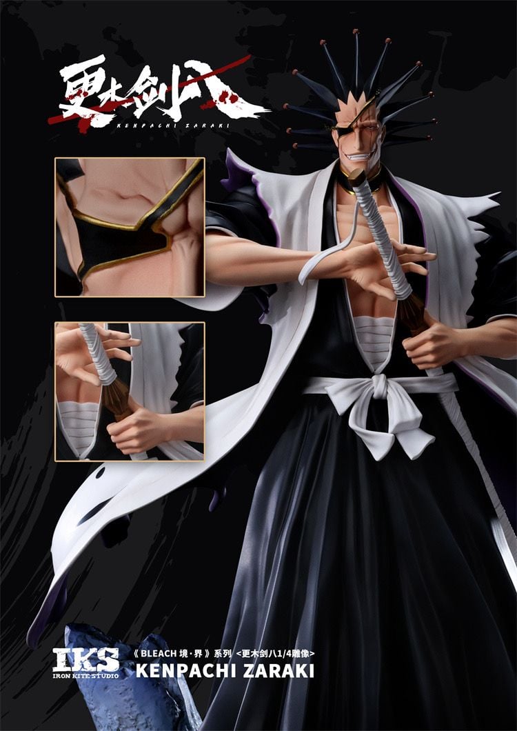 Kenpachi Zaraki - Bleach - Iron Kite Studio resin statue Iron Kite Studio anime figure