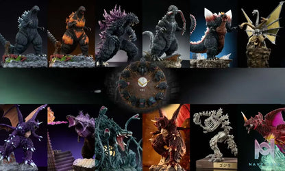 Hard Shell Studio – Godzilla 12-Head Relief Wall Clock Godzilla