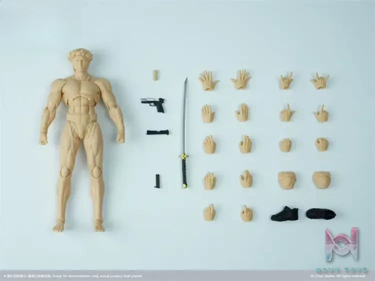CHI YE Studio – 1/12 David Articulated Male Body (Licensed)