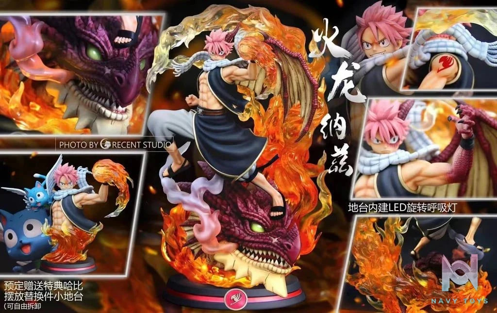 Natsu & Happy - Fairy Tail - Cresent Studio resin statue Crescent Studio anime figure
