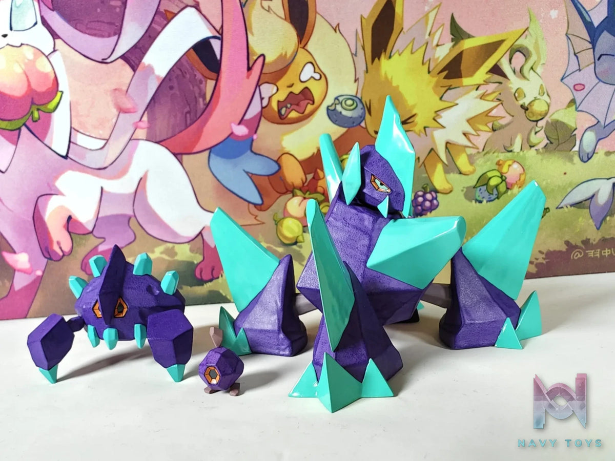 Sugar cube Studio – Pokémon Roggenrola Evolution Set