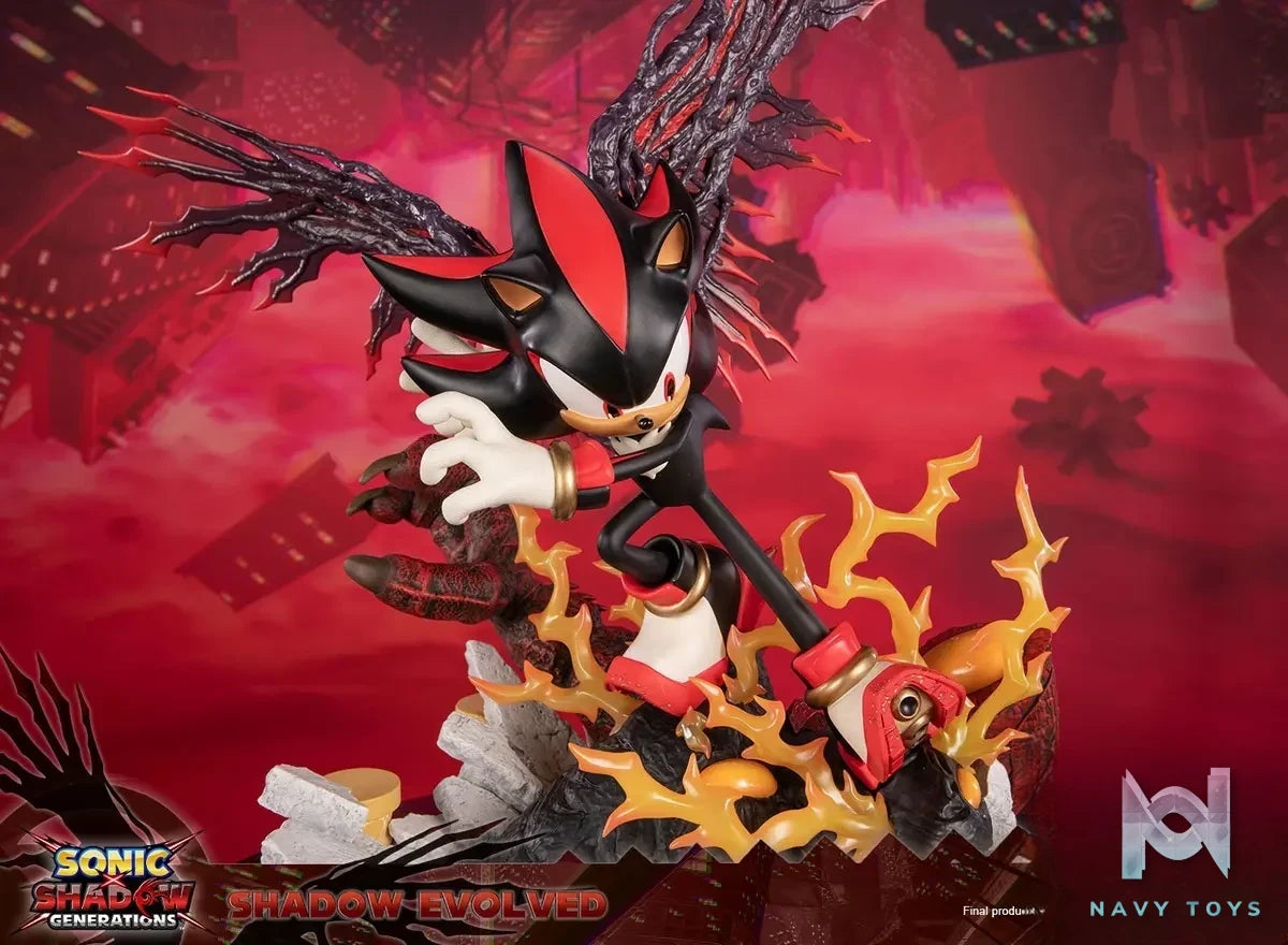 First 4 Figures Studio – Resin Collectible Sonic & Shadow Generations Shadow Evolved (Licensed)