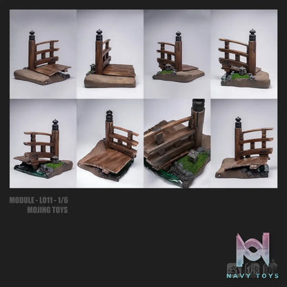 MOjingToys – Module Series – L011Cuiying Broken Bridge 1/6 DIORAMA BASE (Licensed)
