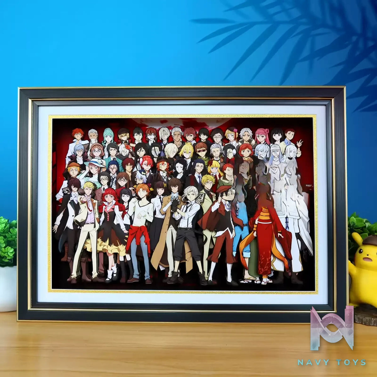 KALA HOME Studio – Bungo Stray Dogs Multiple Characters #04 3D Decorative Painting Bungo Stray Dogs