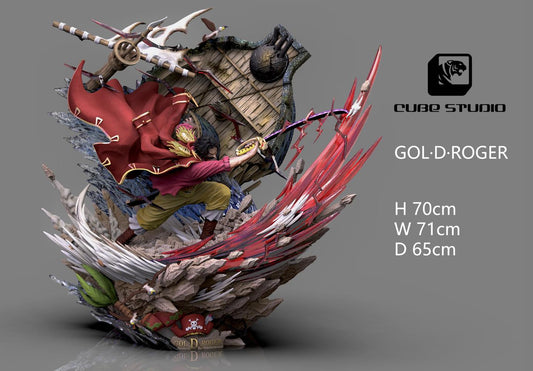 Gol D. Roger - One Piece - CUBE Studio resin statue cube studio anime figure