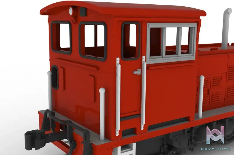 PLUM – Small Locomotive (L Type Orange & Convex Type Green) 1/80 Plastic Model (Licensed)