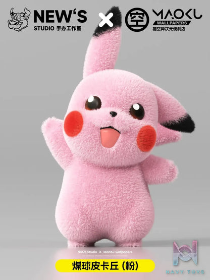 NIUZI Studio – Pokémon Plush Pikachu desktop and car ornaments