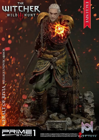 Prime 1 Studio – Premium Masterline The Witcher 3: Wild Hunt Geralt of Rivia Skellige Undvik Armor PMW3-07 PMW3-07EX (Licensed)