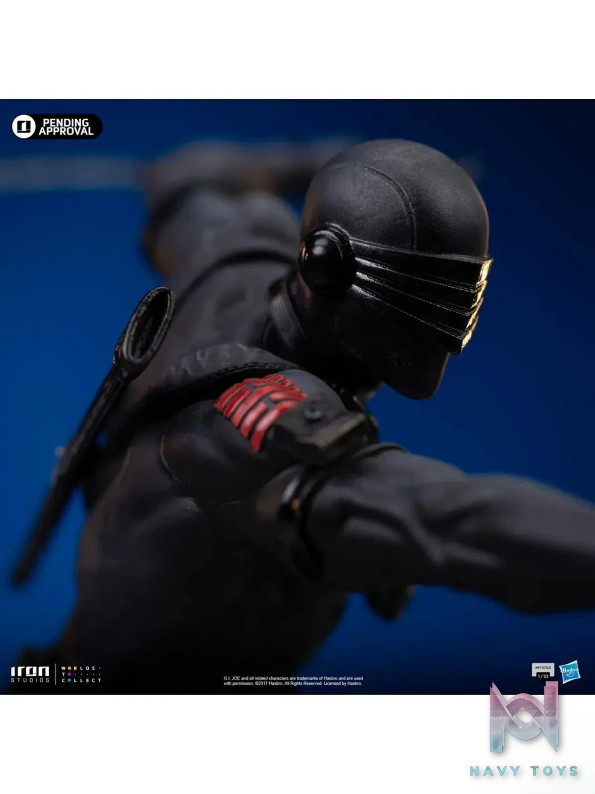 Iron Studio – G.I. Joe 1/10 Snake Eyes HASBR117024-10 (Licensed)