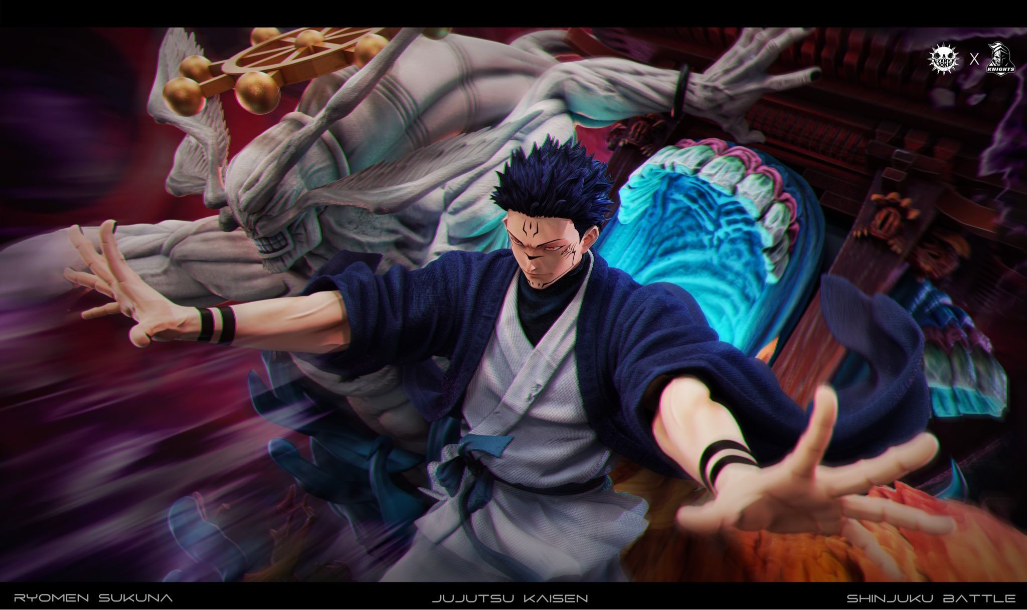 Sukuna - Jujutsu Kaisen - ZanyJoke Studio & Temple Studio resin statue ZanyJoke Studio & Temple Studio anime figure