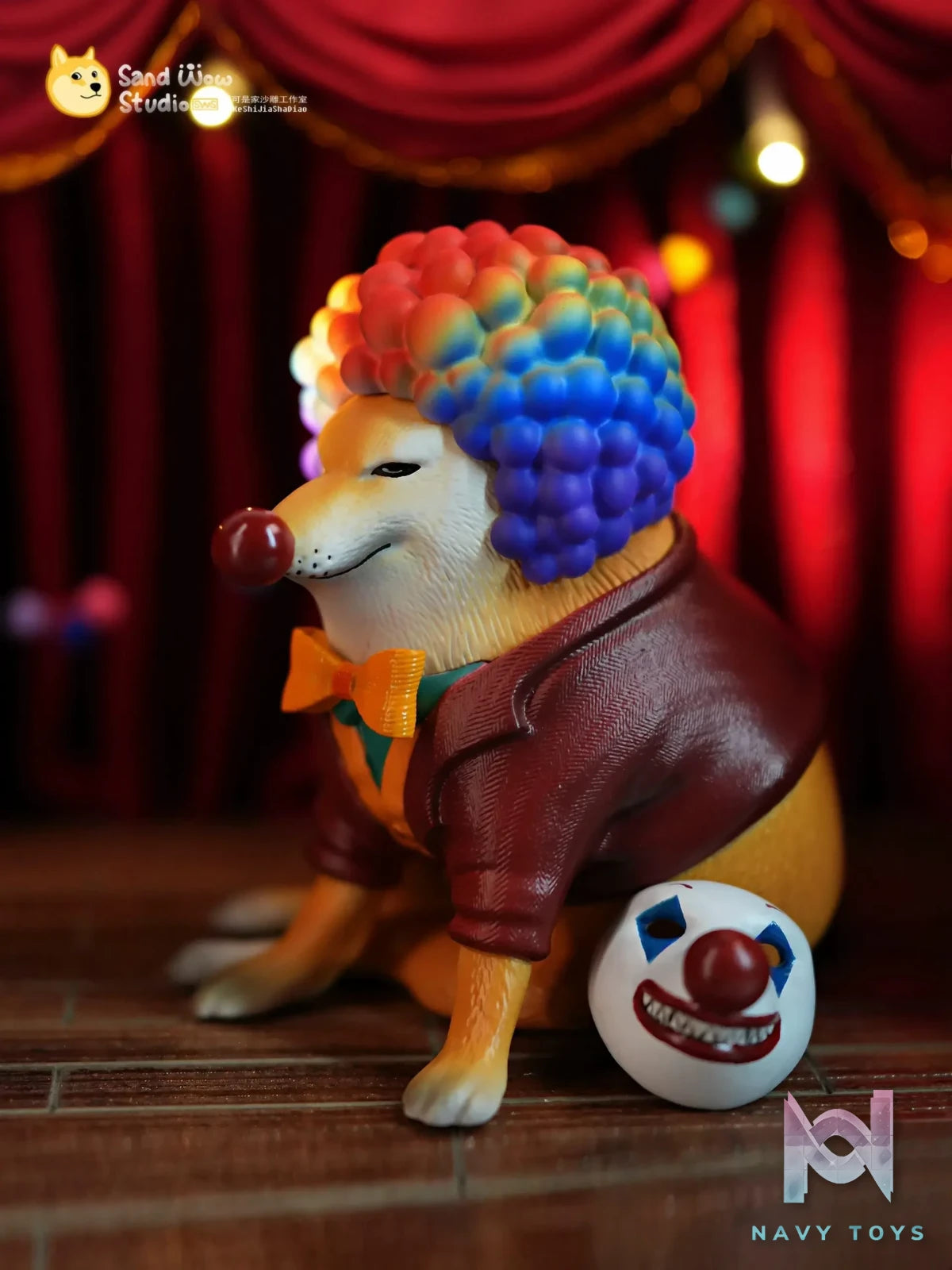 Na Ke Shi Jia Sha Diao Studio – Clown Shiba Inu (Licensed)