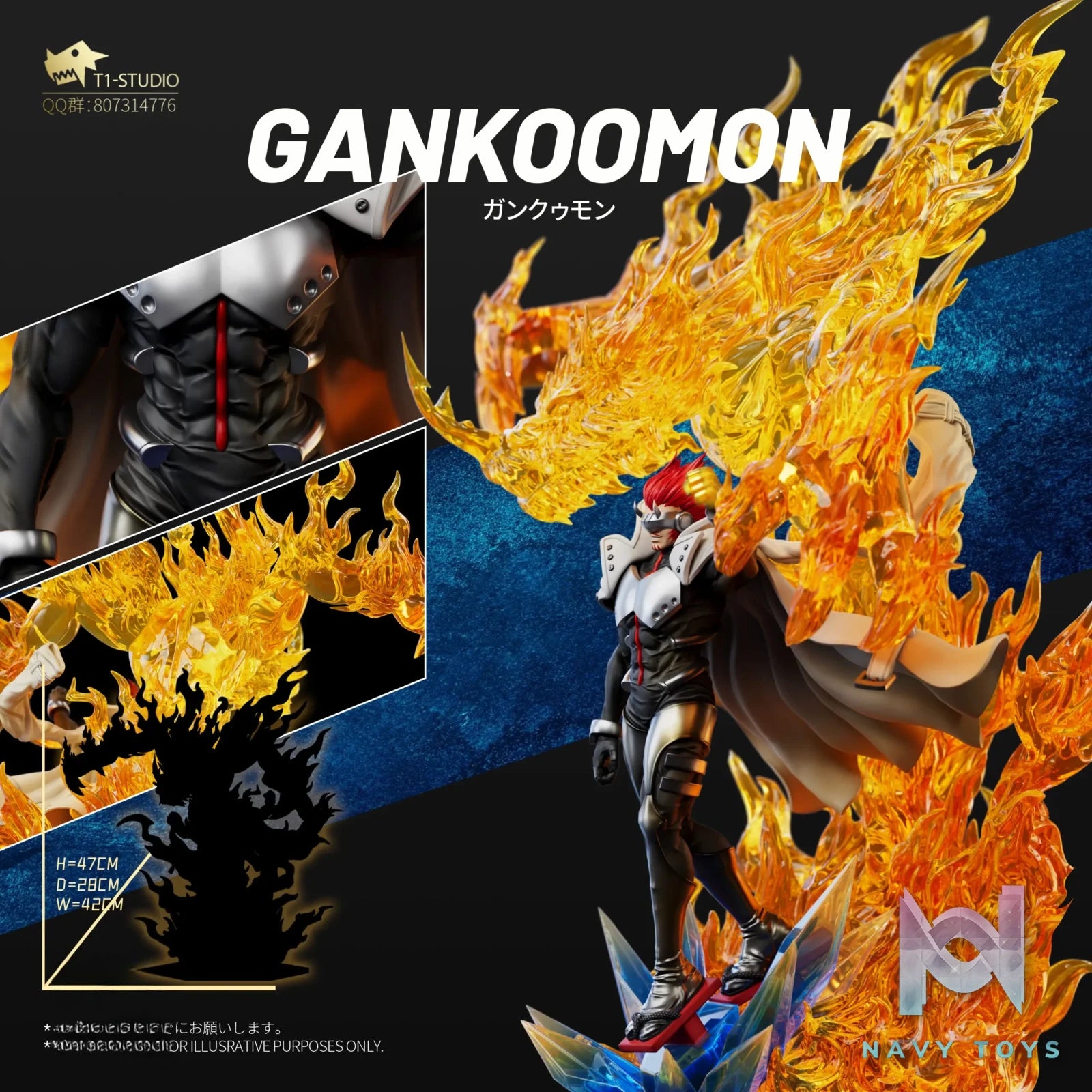 T1 Studio – Gankoomon Digimon
