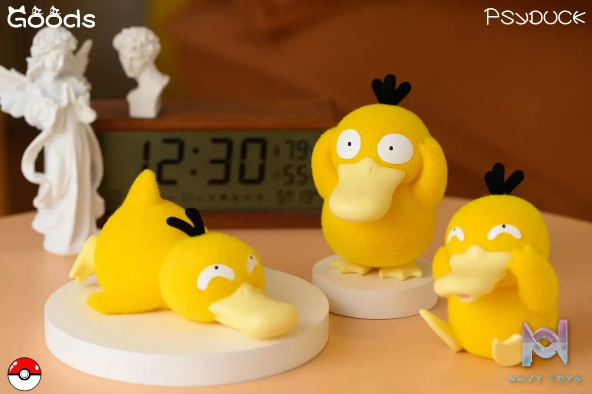 GOODS Studio – Pokémon Plush Series Psyduck Collectible Figure & Trendy Decor