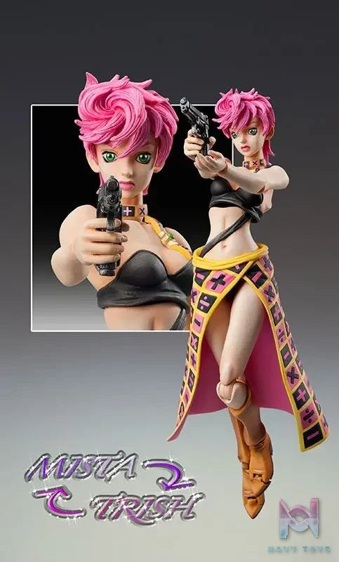 MEDICOS-E – Super Action Statue JoJo’s Bizarre Adventure Part 5 Trish Una Black Ver. (Licensed)