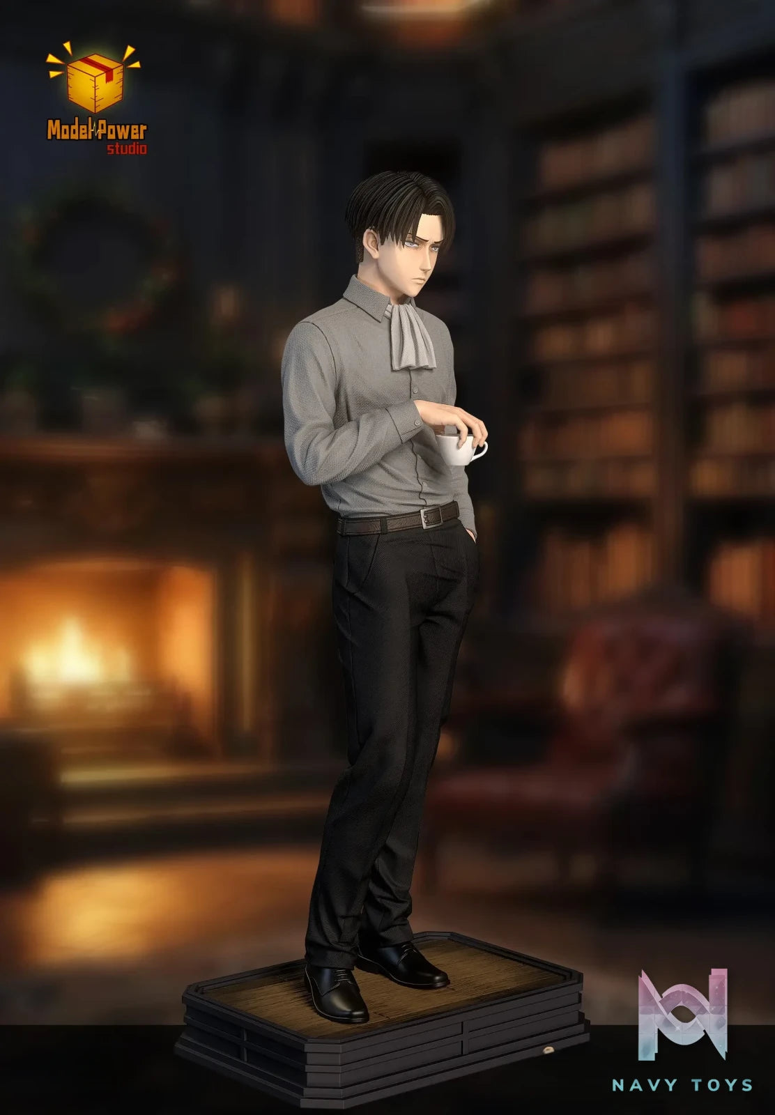 Model Power Studio – Levi Suit Attack on Titan