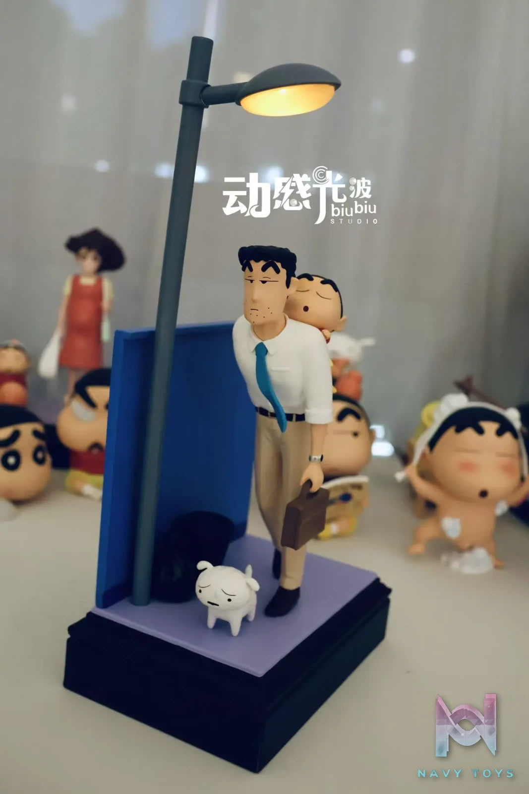 BiuBiu Studio – Crayon Shin-chan Scene Series #3 Hiroshi & Shinnosuke