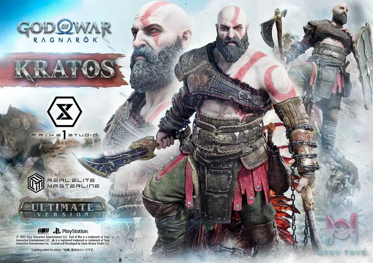 Prime 1 Studio – Real Elite Masterline God of War: Ragnarok Kratos Ultimate Version REMGOW-01 REMGOW-01UT REMGOW-01UTS (Licensed)
