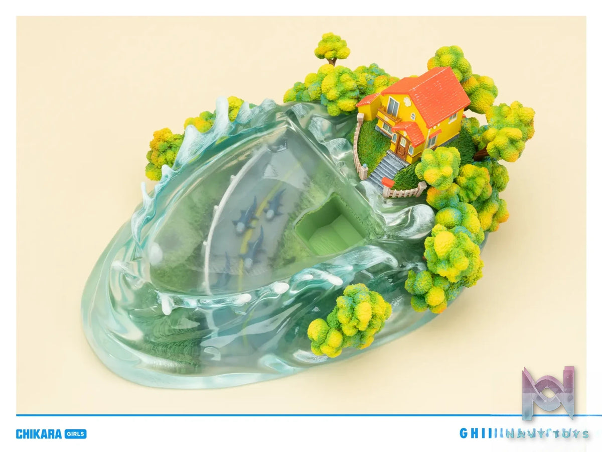 CHIKARA Studio – Ponyo on the Cliff Desktop Series Ponyo on the Cliff
