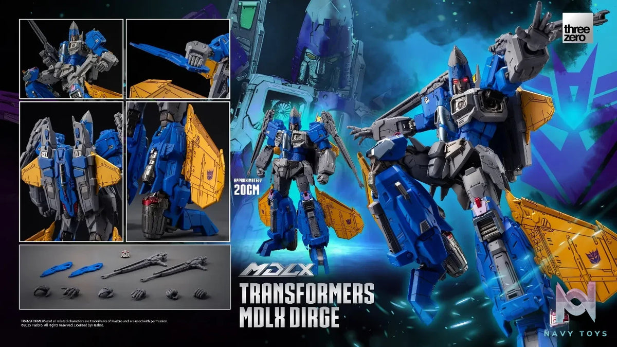 Threezero – Transformers Decepticon-MDLX Elegy #3Z0888 (Licensed)