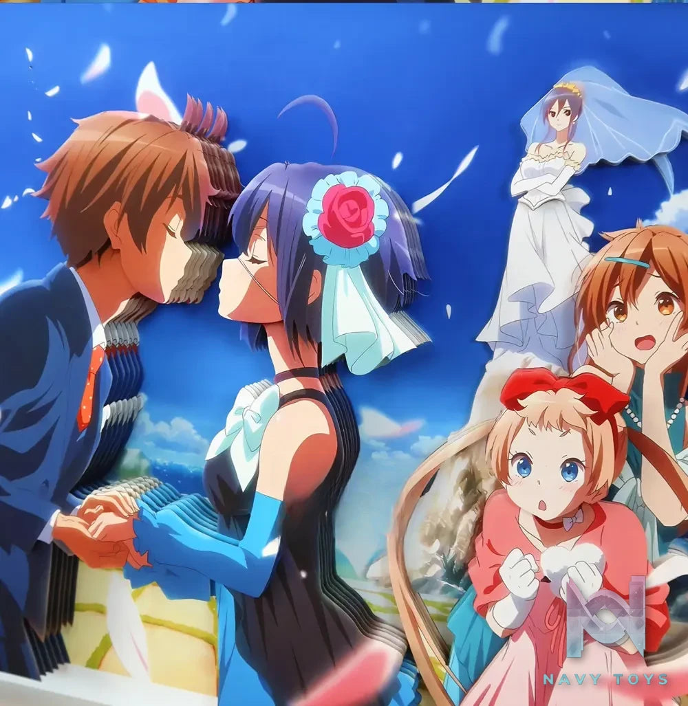 KALA HOME Studio – Love, Chunibyo & Other Delusions! Multiple Characters 3D Decorative Painting Love, Chunibyo & Other Delusions!