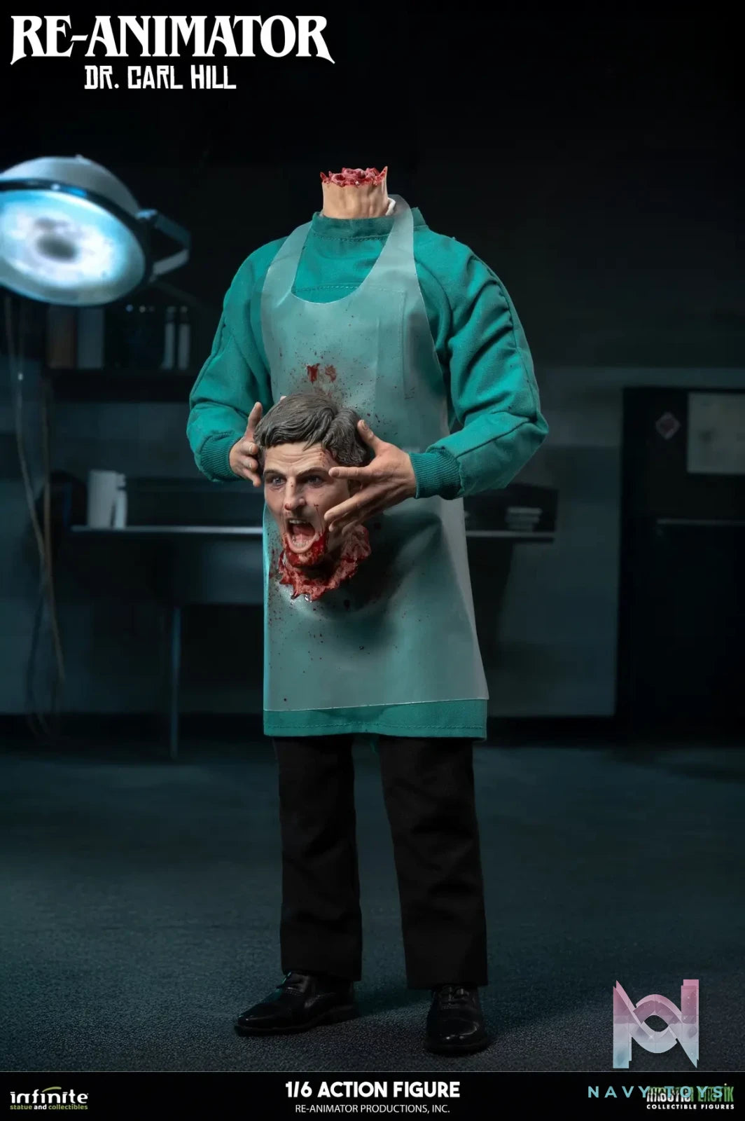 Infinite Statue – RE-ANIMATOR DOCTOR CARL HILL 1/6 ACTION FIGURE (Licensed)
