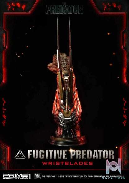 Prime 1 Studio – Life Size Bust The Predator (Film) Fugitive Predator Wristblades LSTPR-02 (Licensed)