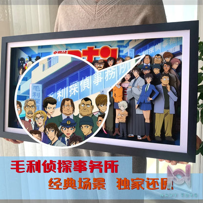 KALA HOME Studio – Detective Conan Multiple Characters #04 3D Decorative Painting Detective Conan