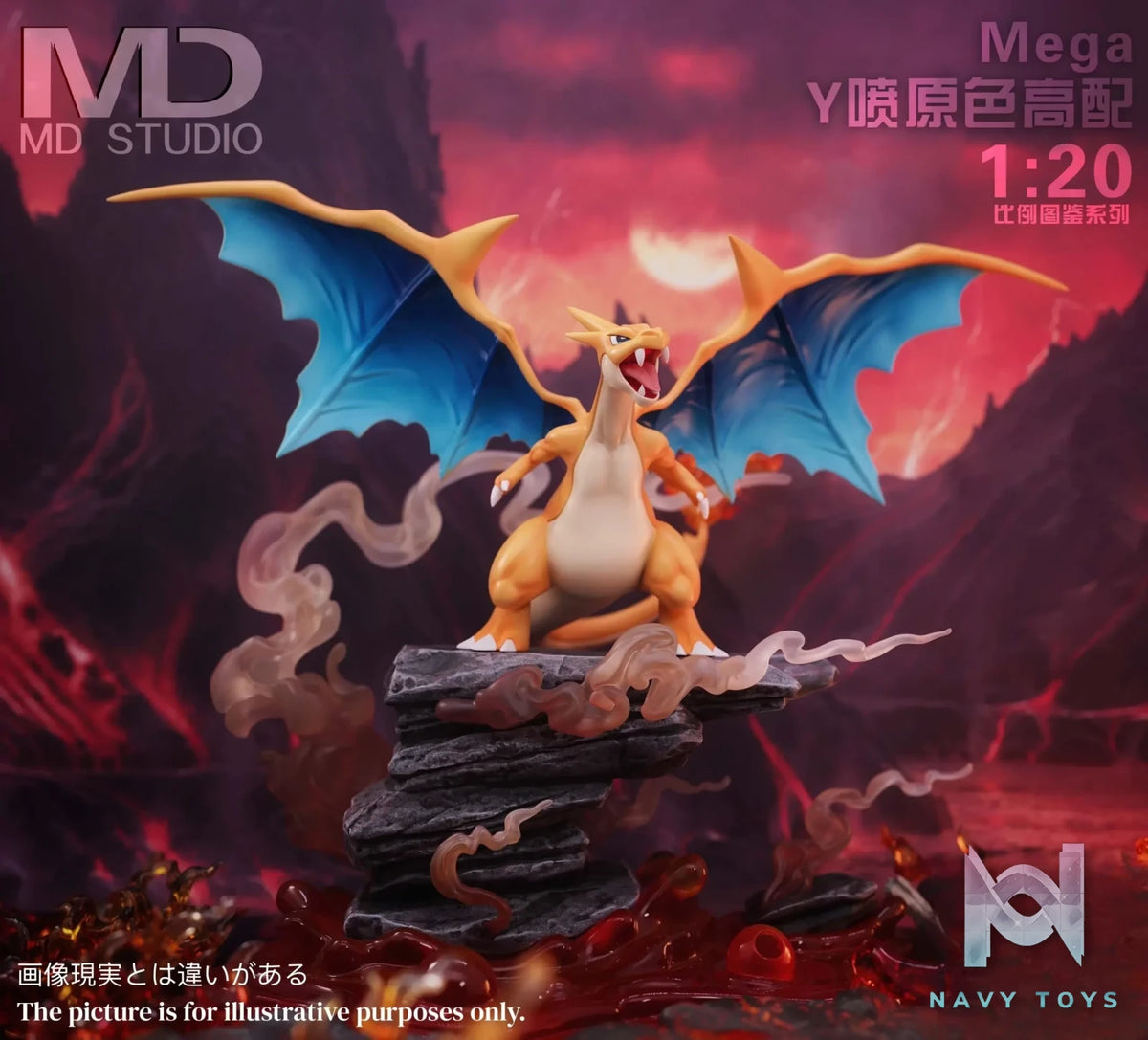 MD Studio – Pokemon Charizard Y 2.0