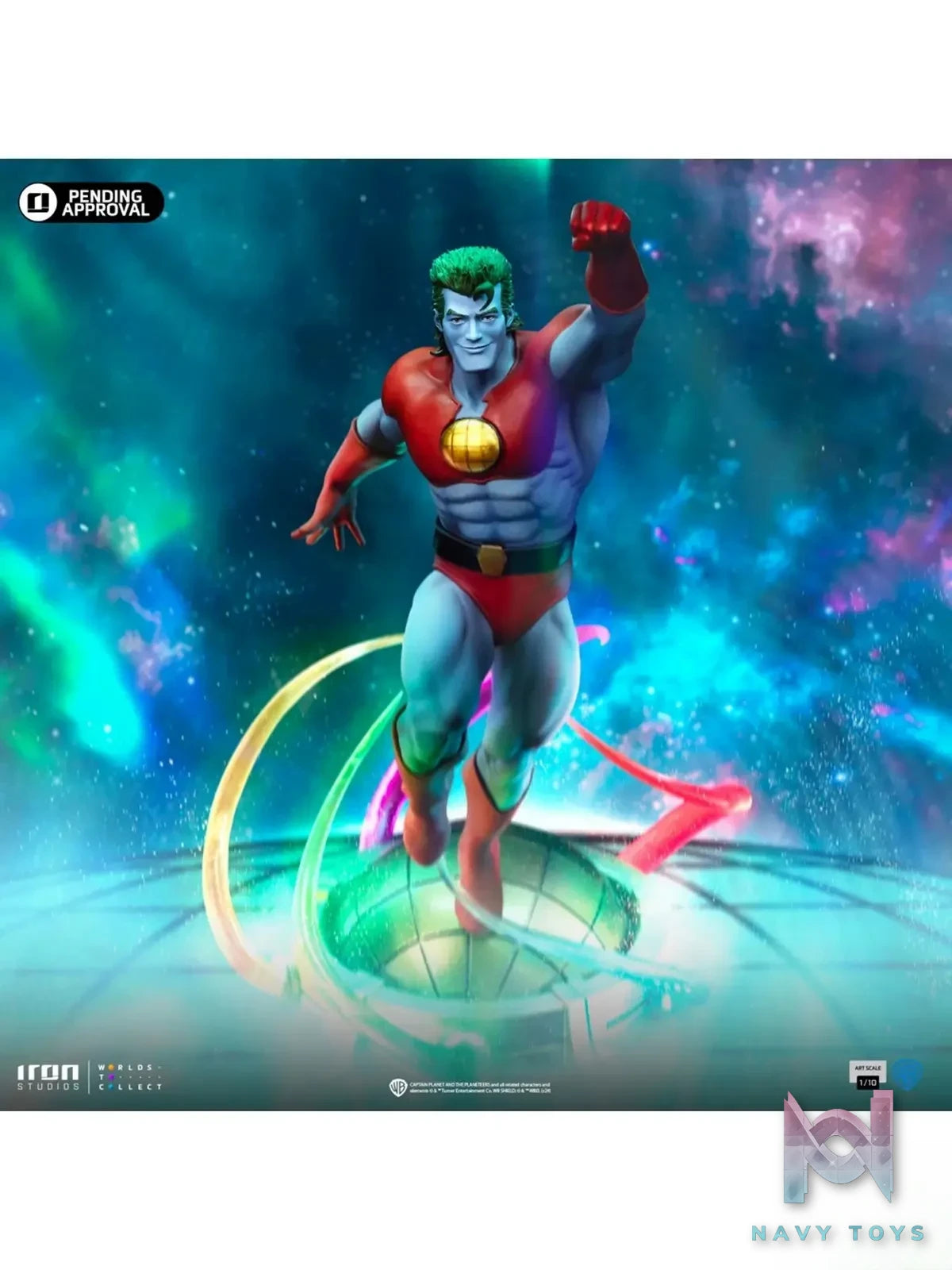 Iron Studio – Captain Planet and the Planeteers 1/10 Captain Planet Statue CAPPLT116124-10 (Licensed)