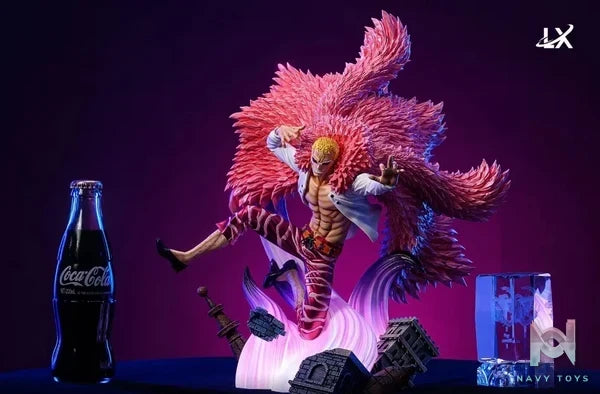 LX Studio - One Piece Donquixote Doflamingo resin statue Navy Toys anime figure