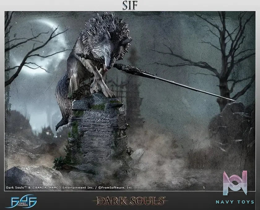 First 4 Figures Studio – Dark Souls Great Grey Wolf Sif (Regular) (Licensed)