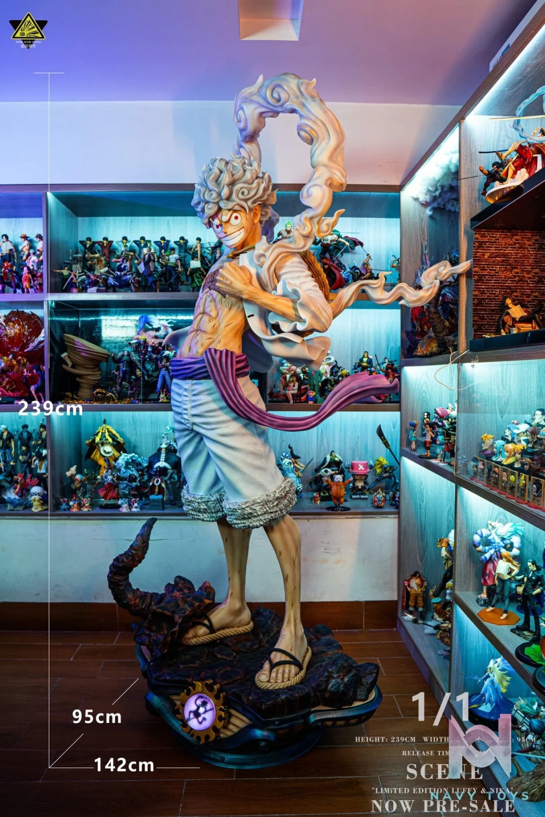 Luffy Gear 5 Nika Life Size - One Piece - SBS Studio resin statue SBS Studio anime figure