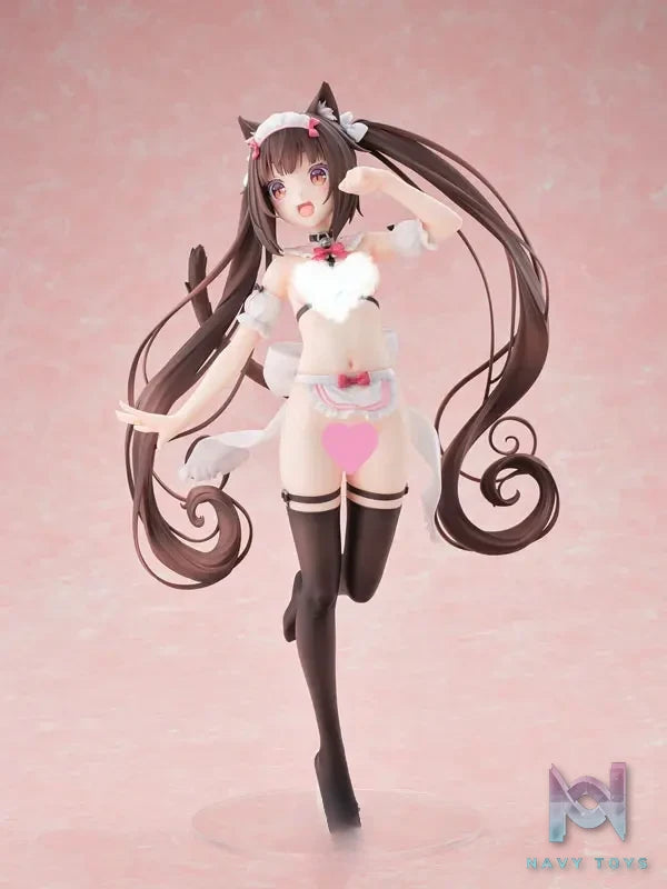 Orchid Seed – Nekopara Vanilla X Chocola Micro Bikini Maid 1/5.5 Complete Figure (Licensed)