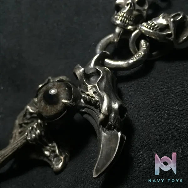 Raven Studio (silver jewelry) – Original Exclusive Design Apocalypse Scythe Grim Reaper Pendant Original