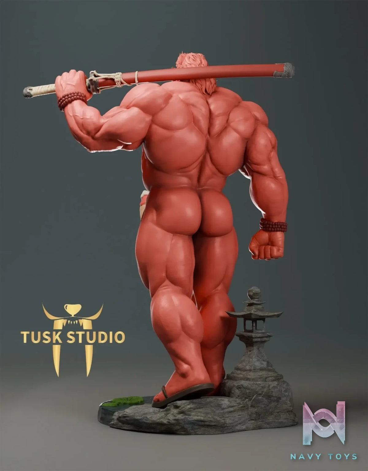TusK Studio – 1/5 Scale Kumatetsu Statue (Licensed)
