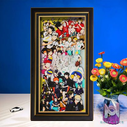 Yu Zhi Jiang Studio – Haikyu!! Multiple Characters Series #02 3D Decorative Painting Haikyu!!