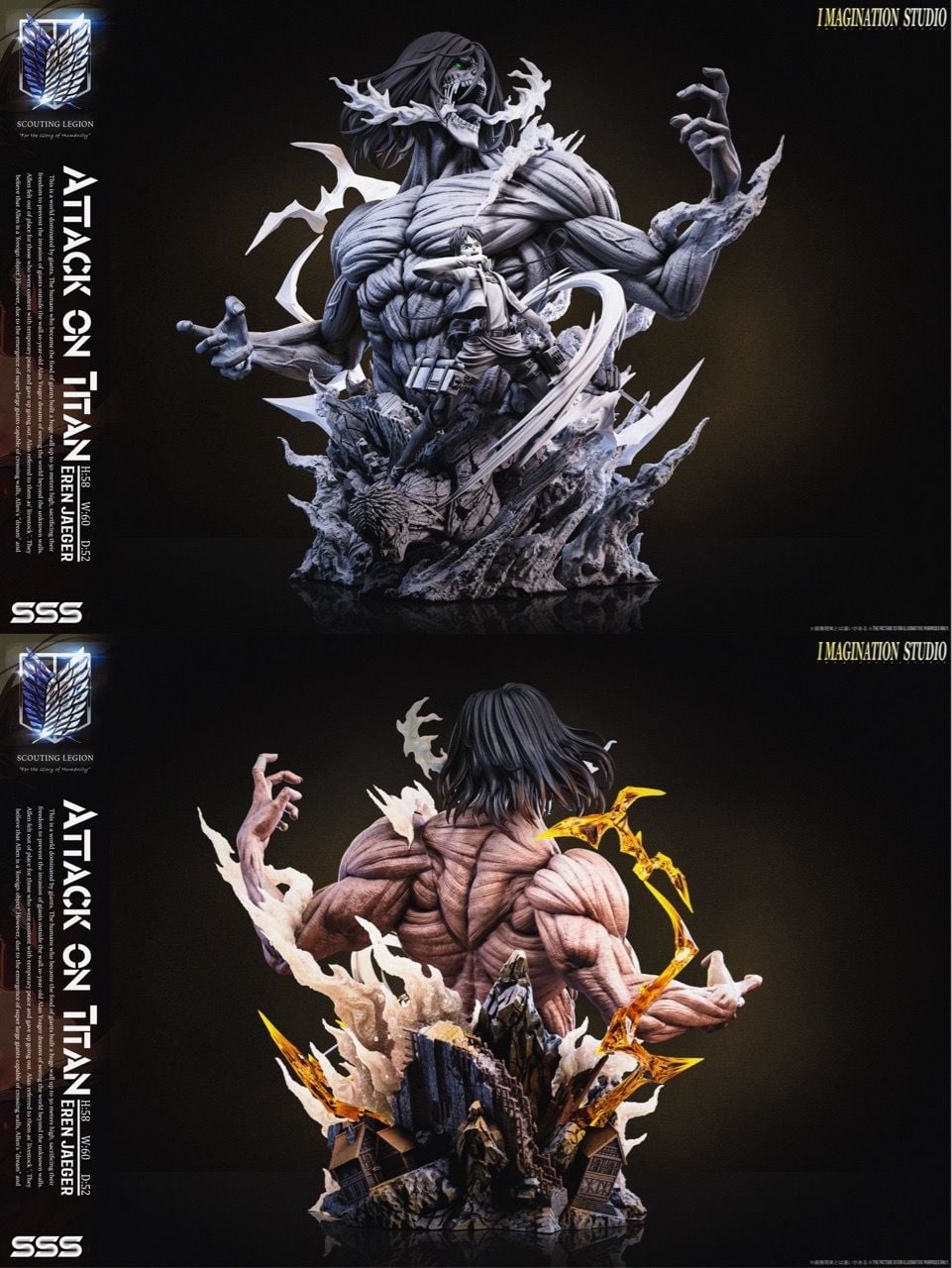 Eren Jeager - Attack On Titan - Imagination Studio resin statue Imagination Studio anime figure