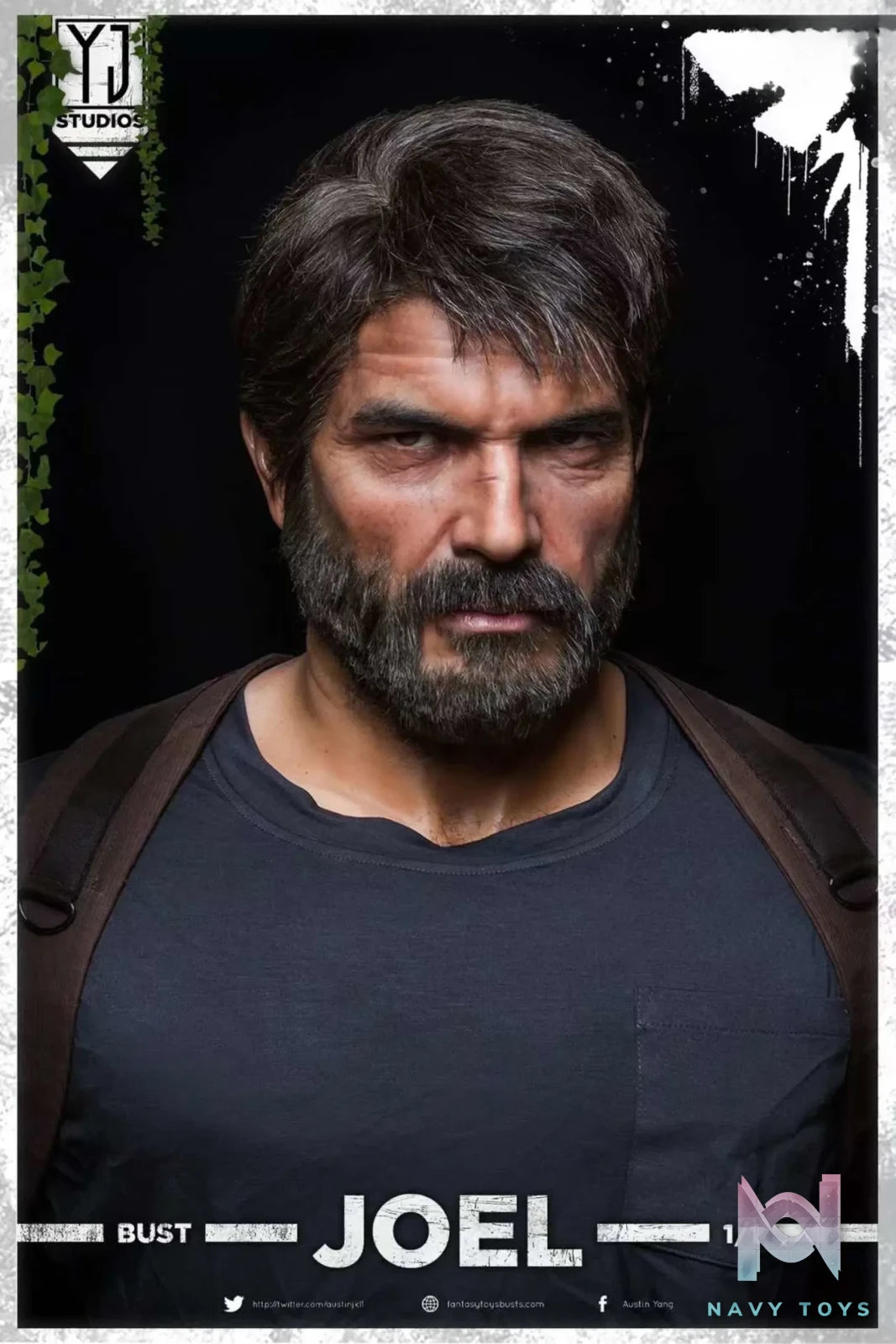 YJ Studio – The Last of Us Joel Miller 1:1 BUST