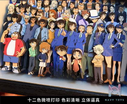 KALA HOME Studio – Detective Conan Multiple Characters #10 3D Decorative Painting Detective Conan