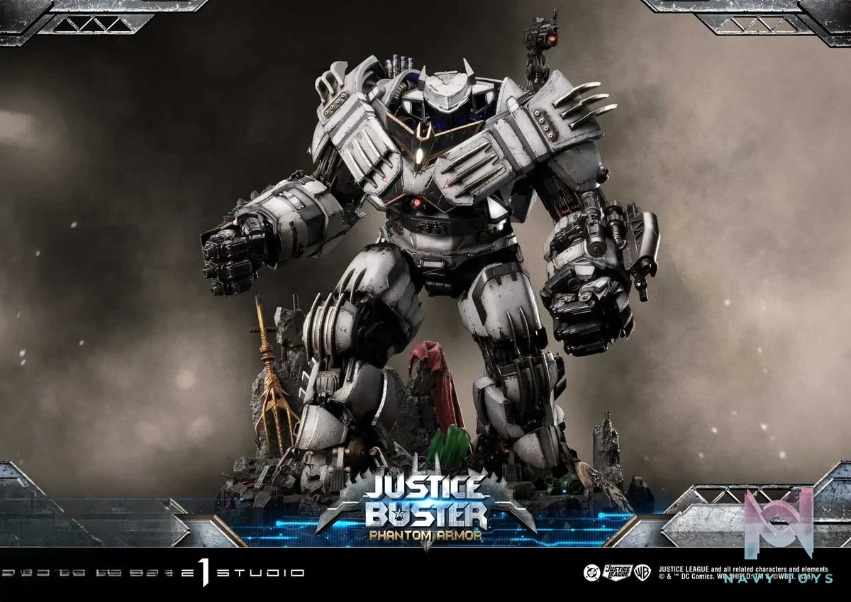 Prime 1 Studio – Ultimate Museum Masterline Collection Justice League (Comics) Justice Buster: Phantom Armor Statue UMMDC-07 UMMDC-07UT UMMDC-07UTS (Licensed)