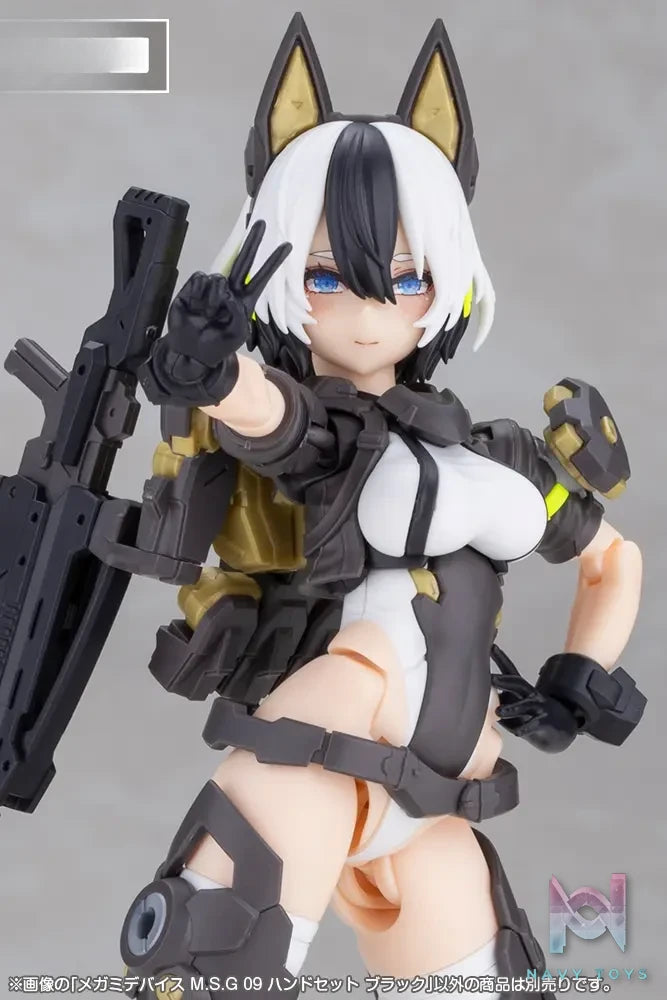 Kotobukiya – Megami Device M.S.G 09 Hand Set White X Black (Licensed)