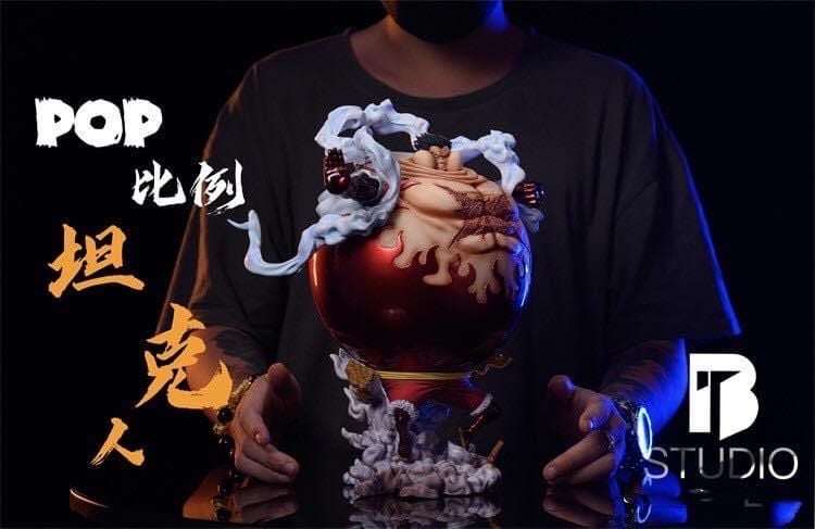 Luffy Tankman resin statue bt studio anime figure