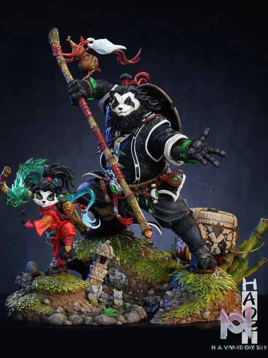 Chen & LiLi - Pandaren - HAOZI Studio resin statue HAOZI Studio anime figure