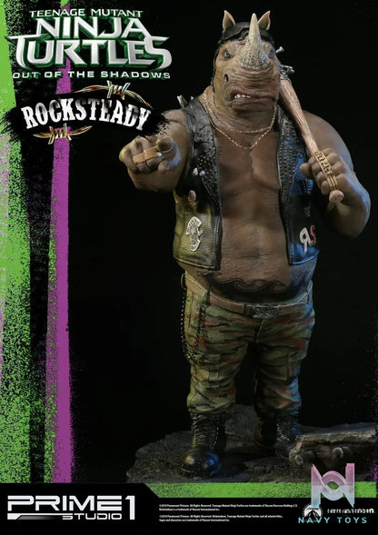 Prime 1 Studio – Premium Masterline Teenage Mutant Ninja Turtles: Out of the Shadows (Film) Rocksteady PMTMNT-02 (Licensed)