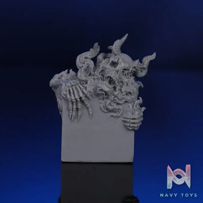 Manas SUM – Fan Zai “Flame Demon Seal” Weird Sealing Series Original Design Cast Bronze Decoration (Licensed)