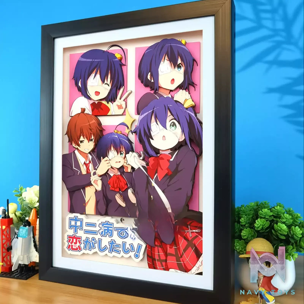 KALA HOME Studio – Takanashi Rikka X Togashi Yuta #02 3D Decorative Painting Love, Chunibyo & Other Delusions!