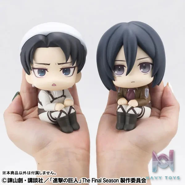 MegaHouse – LookUp Attack on Titan Levi Cleaning Ver. X Mikasa Ackerman Complete Figure (Licensed)
