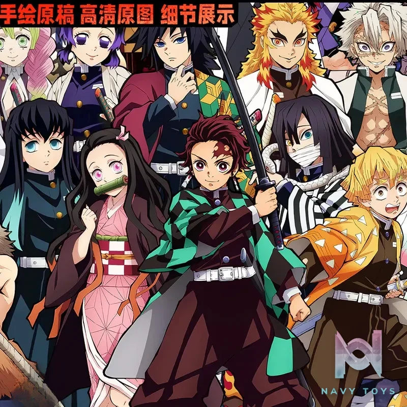 KALA HOME Studio – Demon Slayer Multiple Characters #19 3D Decorative Painting Demon Slayer