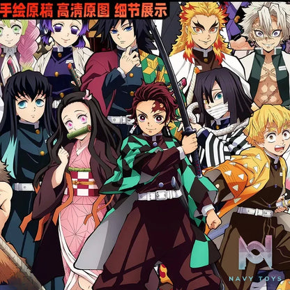 KALA HOME Studio – Demon Slayer Multiple Characters #19 3D Decorative Painting Demon Slayer