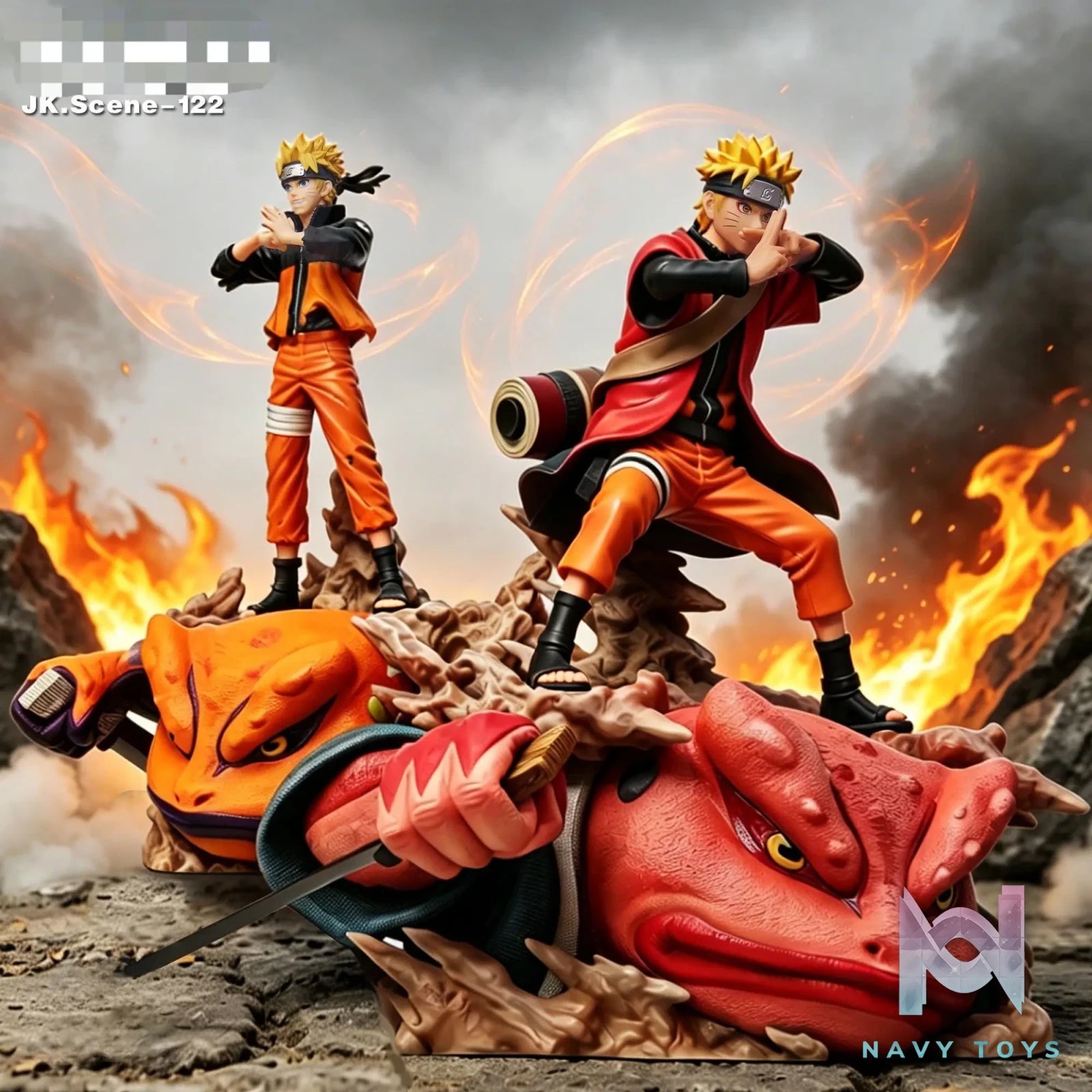 JacksDo Studio – Gamabunta X Gamakichi Base Naruto
